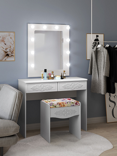 Стол туалетный ТС-25 белое дерево