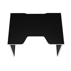 Геймерский стол С-241 черный/белый (1100х750)