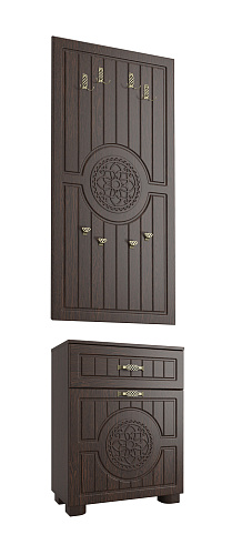 Комплект мебели для прихожей Монблан МБ-006 венге/орех шоколадный