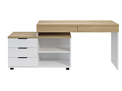 Стол Скайлайт СЛ-21К блэквуд ячменный/белый/меренга