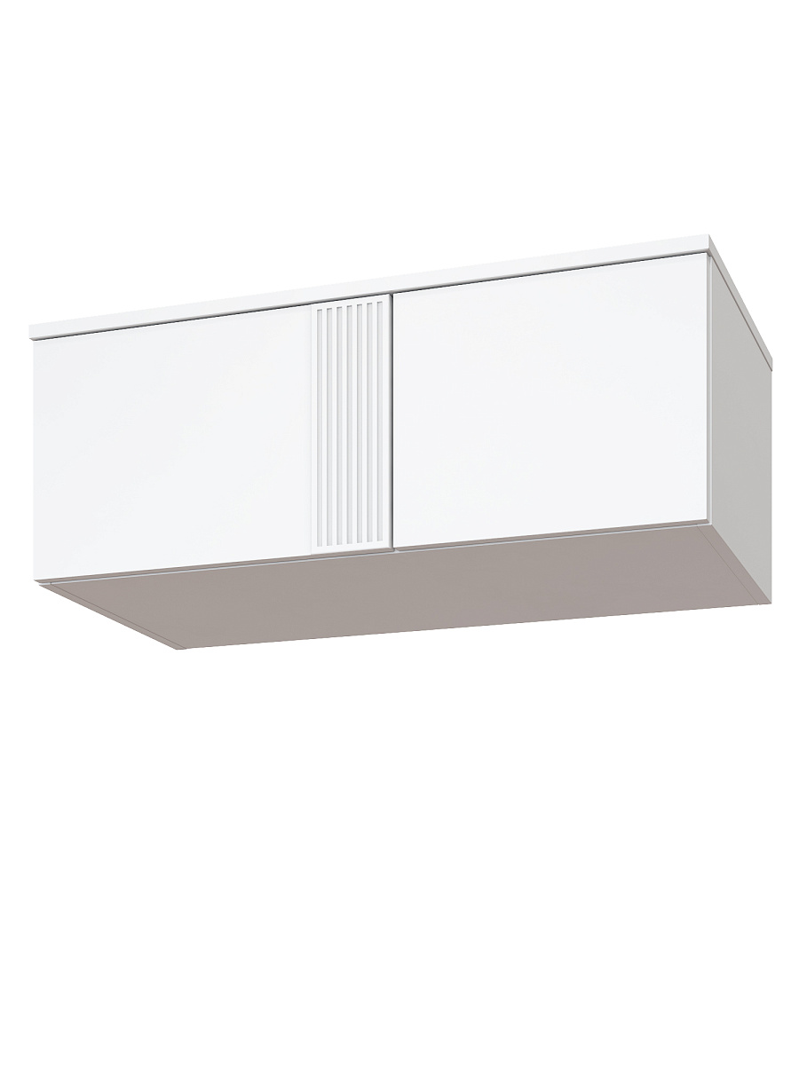 Антресоль Эмилия ЭЛ-51 белый структурный/меренга