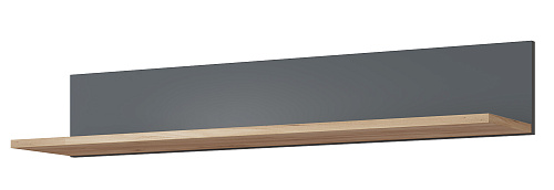 Полка Эмилия ЭЛ-10 дуб крафт золотой/графит