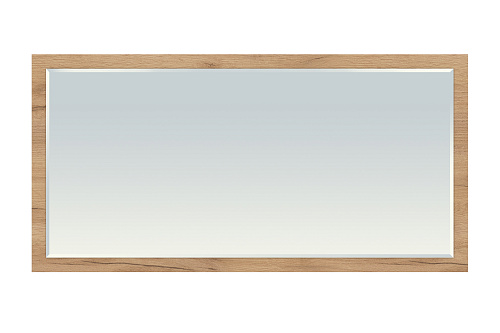 Зеркало Виктория ВИ-19 (1200x600) дуб крафт золотой