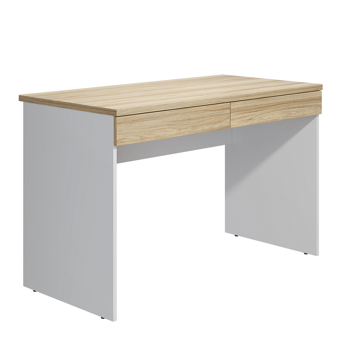 Стол письменный Скайлайт СЛ-20К блэквуд ячменный/белый