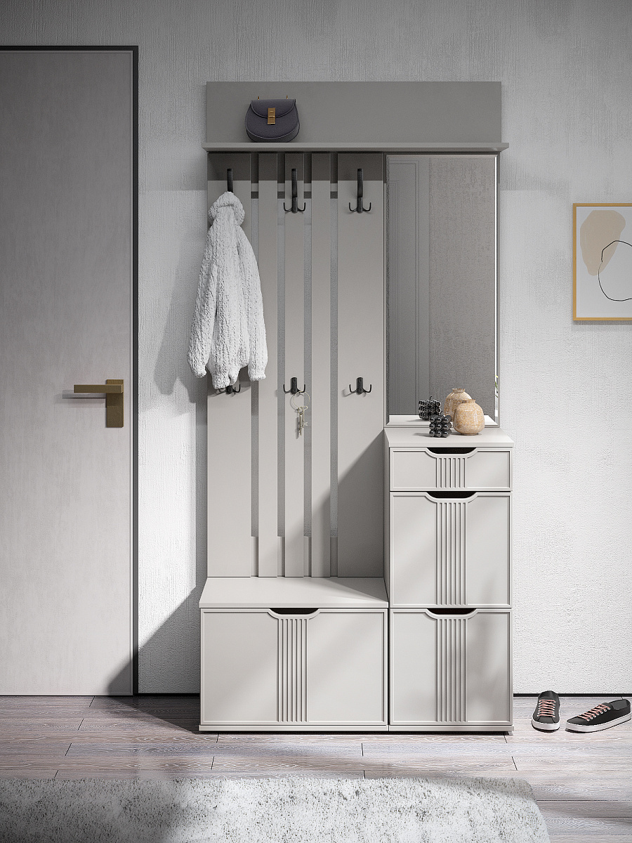 Тумба Эмилия ЭЛ-3 кашемир/шарли керамика