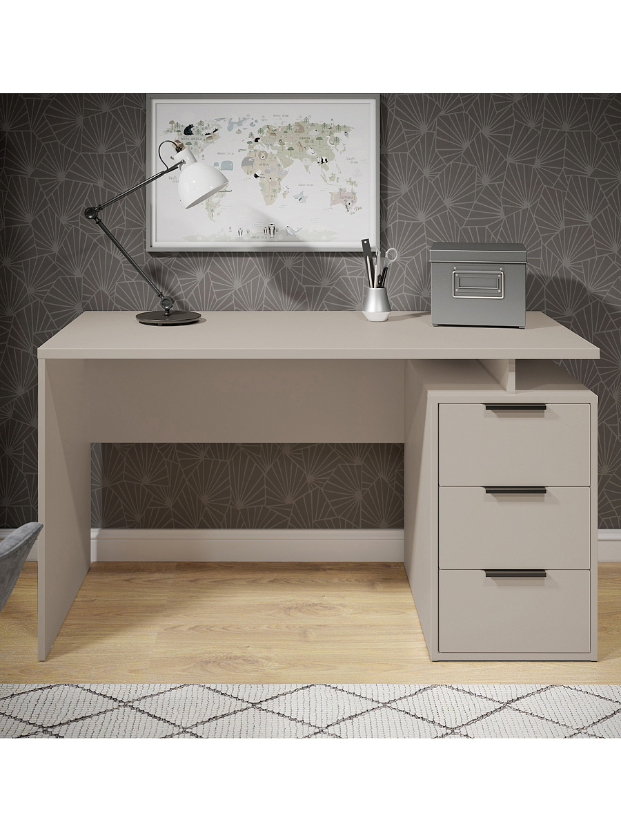 Стол С-407 (1350*600) глиняный серый/риолит