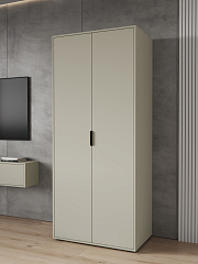 Шкаф для одежды Оптима ОП-14 глиняный серый/риолит