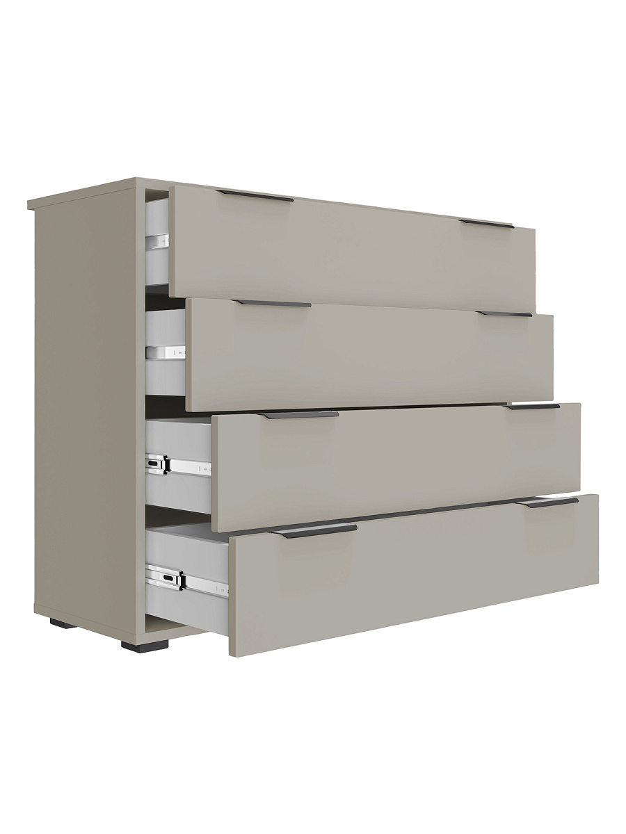 Комод Оптима ОП-04 глиняный серый/риолит