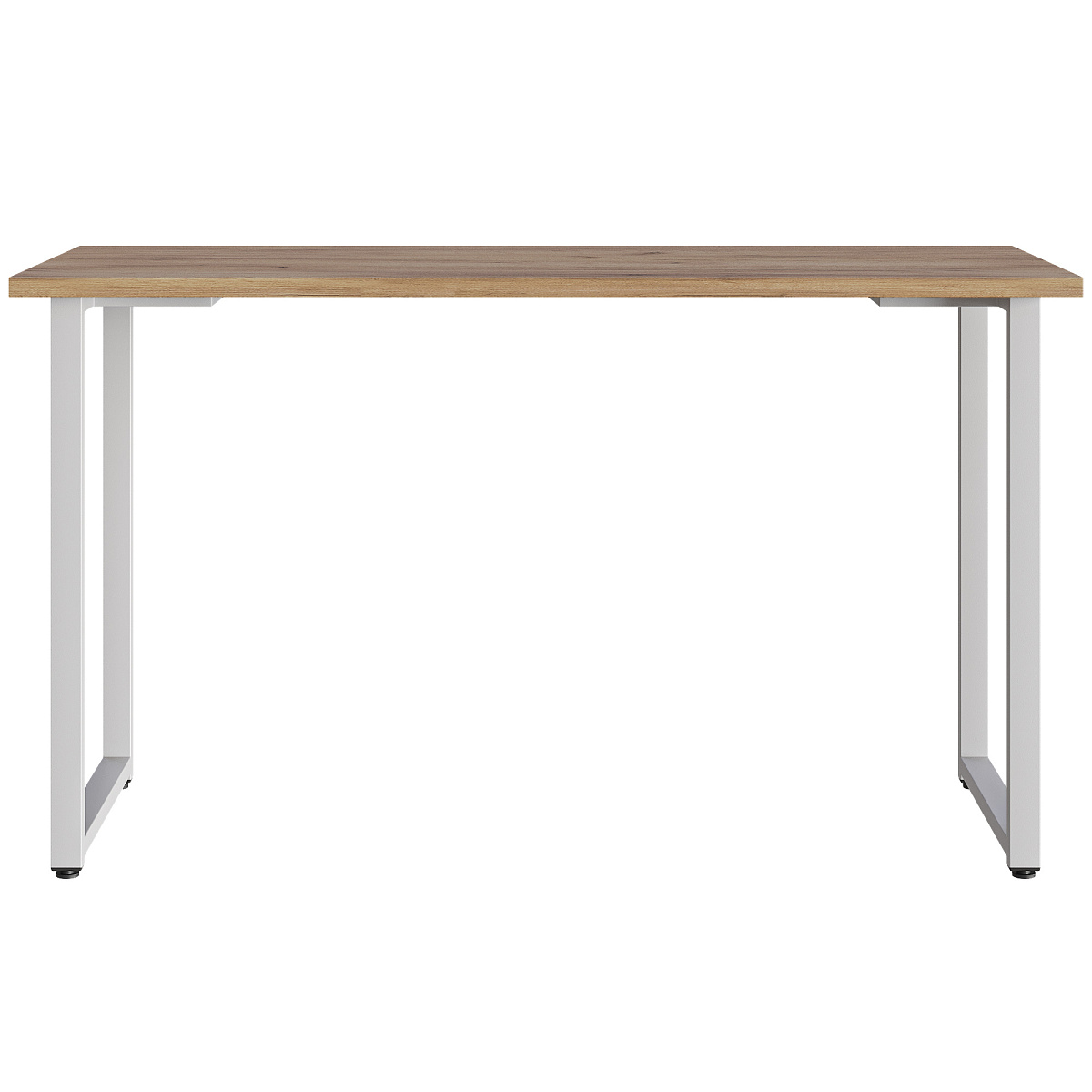 Стол С-600 дуб крафт золотой/каркас белый (1350х600)