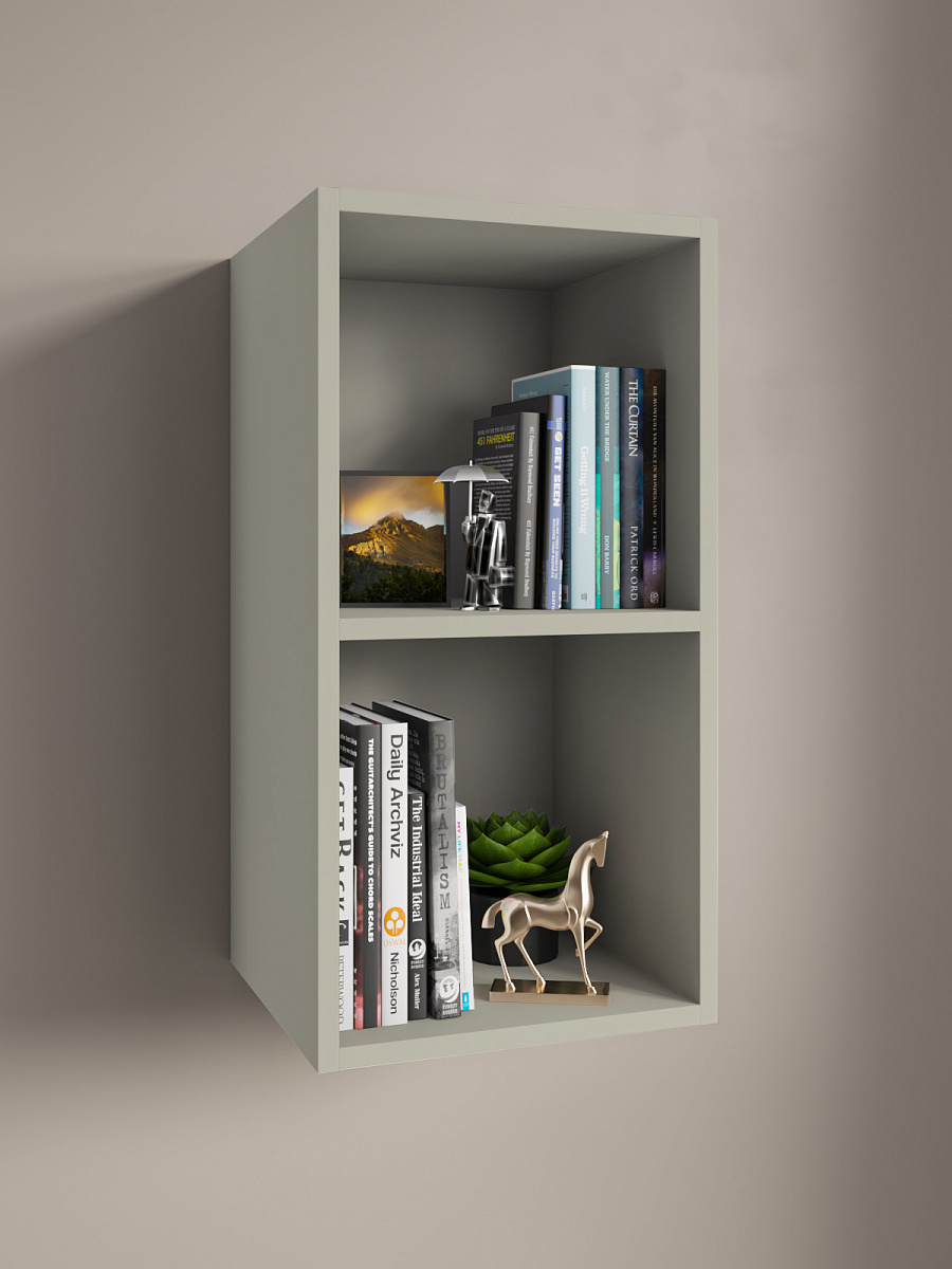 Полка П-01 глиняный серый