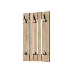 Вешалка Эмилия ЭЛ-6 дуб крафт золотой