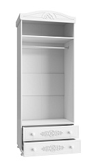 Шкаф для одежды Ассоль АС-2 белое дерево