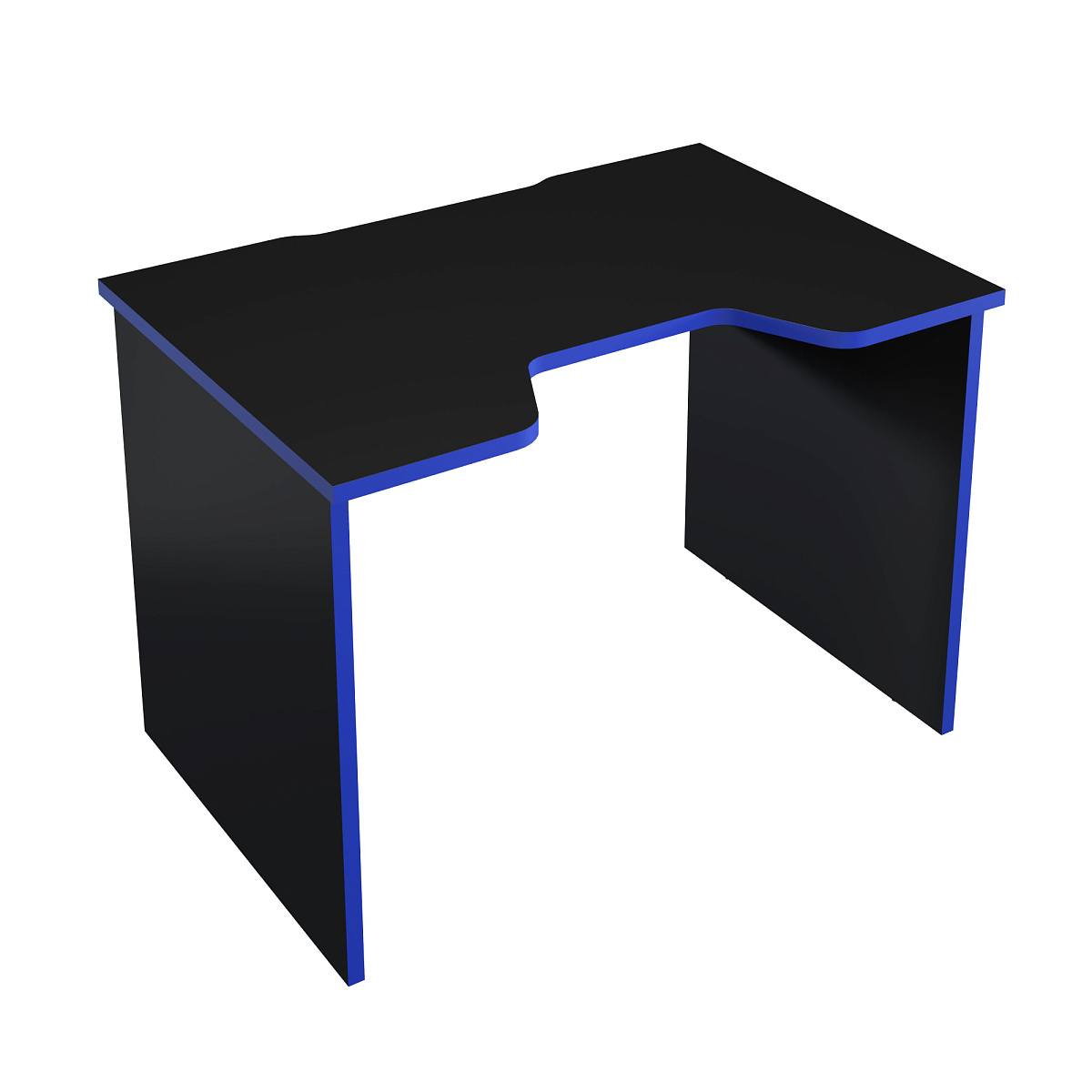 Геймерский стол С-241 черный/синий (1100х750)