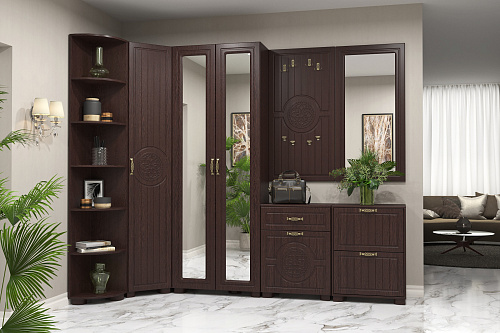 Тумба «Монблан» МБ-31К венге/орех шоколадный