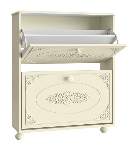 Тумба для обуви (обувница) Ассоль плюс АС-45 ваниль