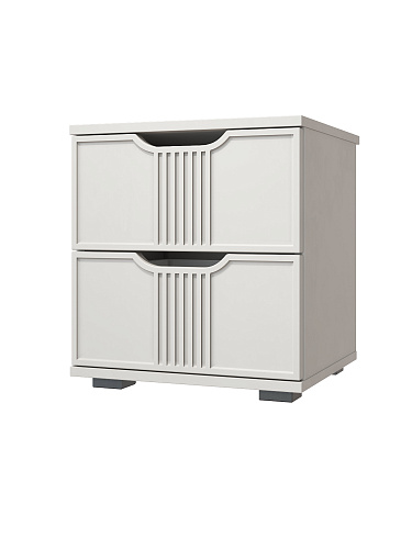 Тумба прикроватная Эмилия ЭЛ-25 кашемир/шарли керамика