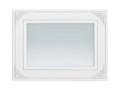 Зеркало Ассоль АС-74 (600х800) белое дерево