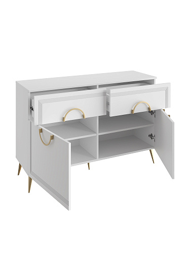 Комод Оливия ОЛ-21 белый бриллиант/бланж