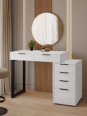 Стол Оптима ОП-18 белый структурный/меренга