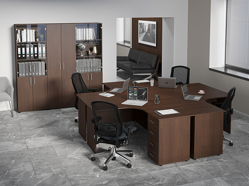 Стол эргономичный ОФ-10 венге