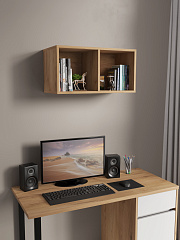 Полка П-01 дуб крафт золотой