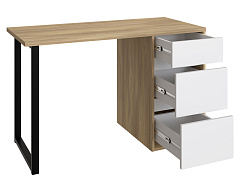 Стол С-401 блэквуд ячменный/меренга