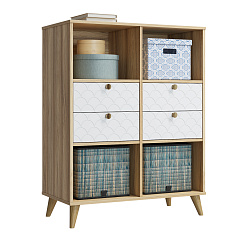 Тумба Велламо ВО-04 блэквуд ячменный/бланж