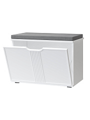 Комплект мебели для прихожей Эмилия ЭЛ-024 белый структурный/меренга