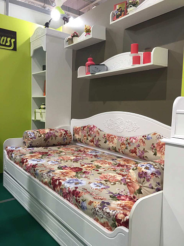 Кровать Ассоль АС-47 (2000х900) белое дерево