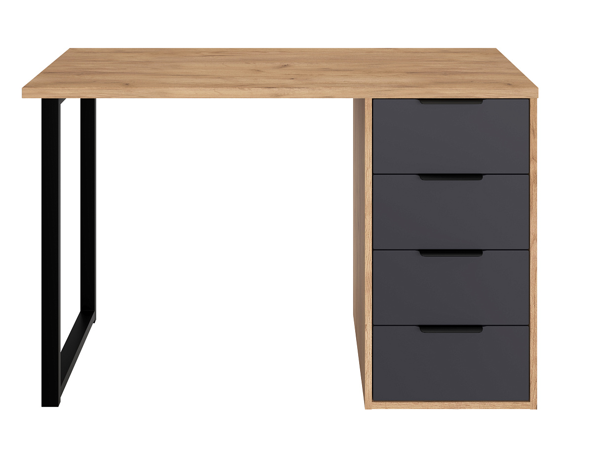 Стол С-400 дуб крафт золотой/графит