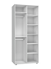 Шкаф для одежды Оптима ОП-01 белый структурный/меренга