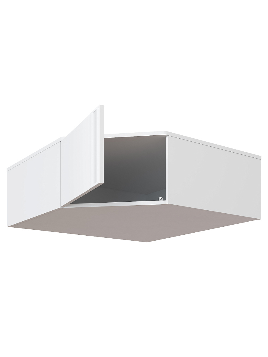 Антресоль Эмилия ЭЛ-55 белый структурный/меренга