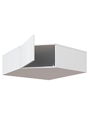 Антресоль Эмилия ЭЛ-55 белый структурный/меренга