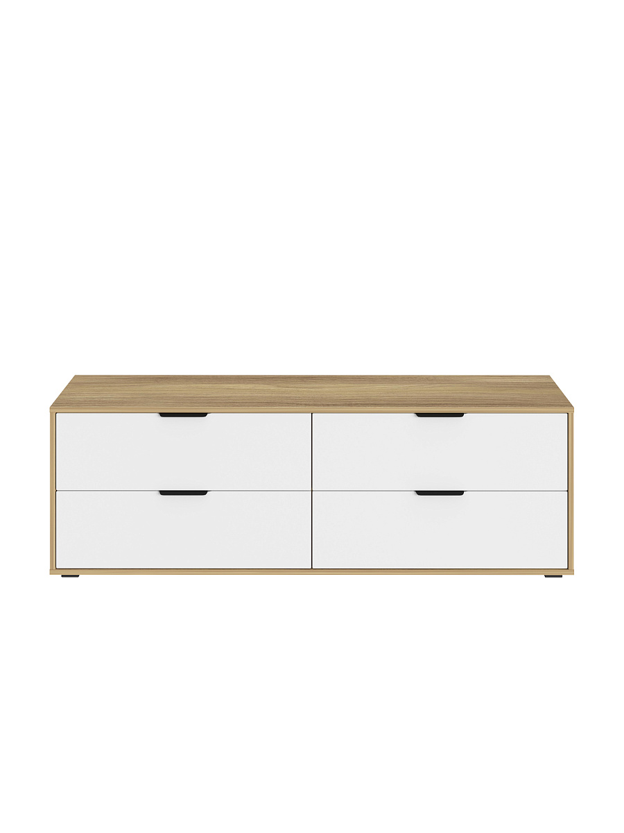 Тумба Оптима ОП-23 блэквуд ячменный/меренга