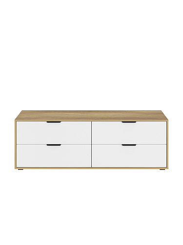 Тумба Оптима ОП-23 блэквуд ячменный/меренга