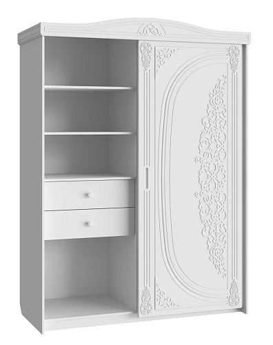 Шкаф-купе Ассоль АС-20 белое дерево