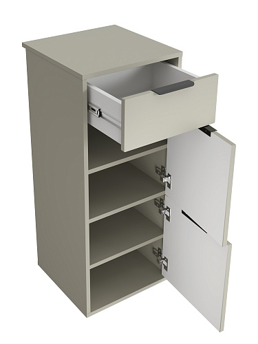 Тумба Оптима ОП-08 глиняный серый/риолит