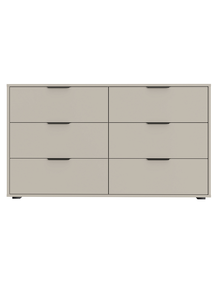 Комод Оптима ОП-16 (1352х426) глиняный серый/риолит