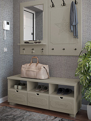 Тумба ДримСтар ДС-16 глиняный серый/риолит