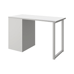 Стол С-410 белый структурный/меренга (1200х550 белая опора)