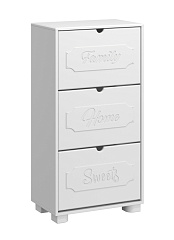 Тумба для обуви ДримСтар ДС-23 белое дерево