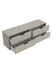 Тумба Оптима ОП-23 глиняный серый/риолит