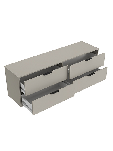 Тумба Оптима ОП-23 глиняный серый/риолит