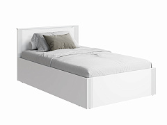 Кровать с ПМ Эмилия ЭЛ-32 (120х200) белый структурный/меренга