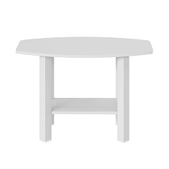 Стол журнальный С-500 белый структурный/белый