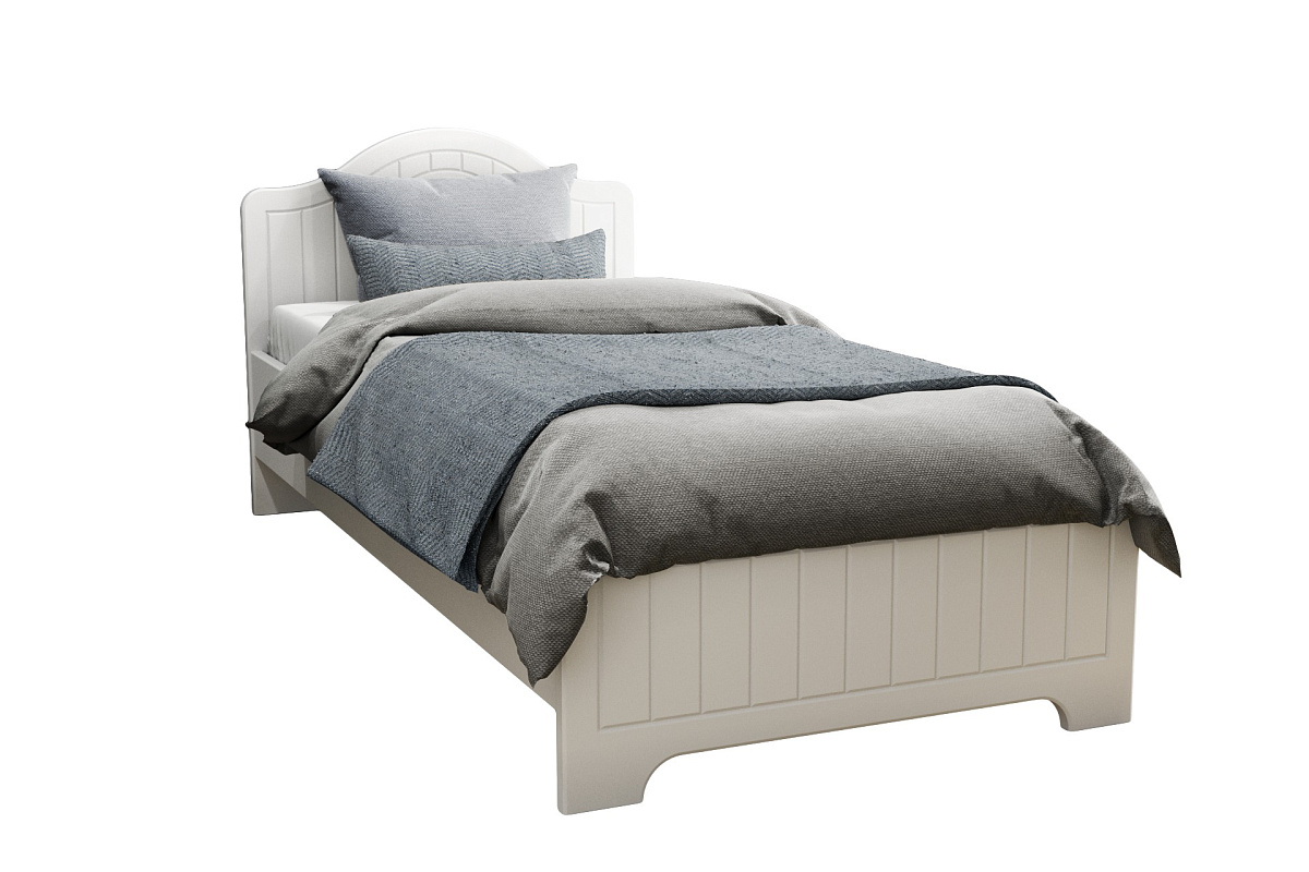 Кровать Монблан МБ-65К (2000х900) белое дерево