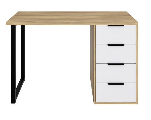 Стол С-400 блэквуд ячменный/меренга