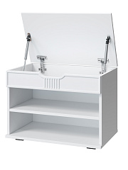 Тумба Эмилия ЭЛ-44 белый структурный/меренга