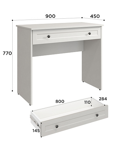 Стол туалетный Вильям ВМ-25 кашемир/шарли керамика