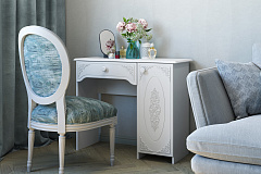 Туалетный столик Ассоль ТСН-6 белое дерево